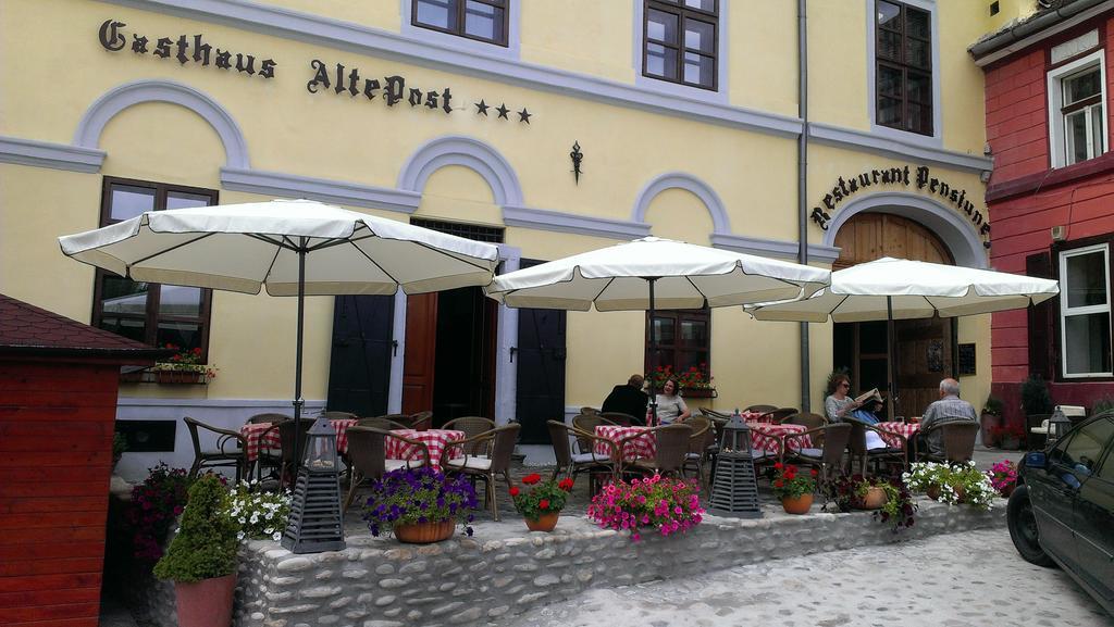 Pensiunea Gasthaus Alte Post Sighişoara Extérieur photo